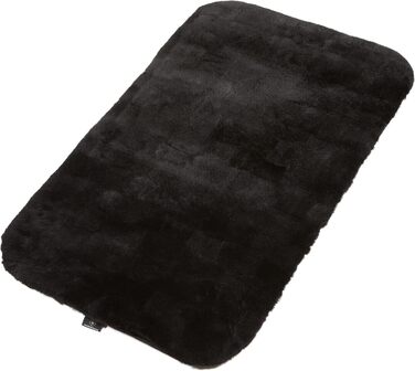 Килимок для собак Werner Christ з натуральної овечої вовни, 50 x 80 см, чорний