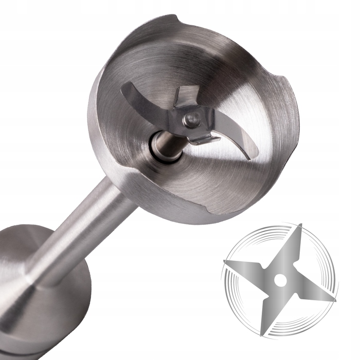 Мультифункціональний занурювальний блендер-подрібнювач Eldom BL250, потужний, 800 Вт, набір