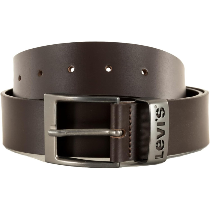 Чоловічий/Жіночий ремінь Levi's Ashland Metal, коричневий (1 шт.)