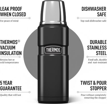 Kleine King Stainless Steel Thermos - 470ml - Hot & Cold