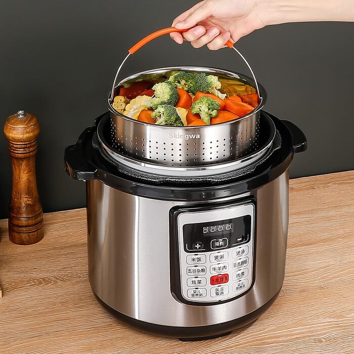 Пароварка для Instant Pot, кошик для овочів з нержавіючої сталі, вставка для каструлі 8qt