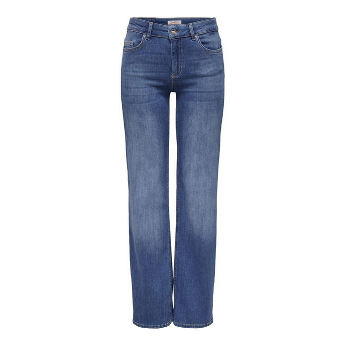 Жіночі джинси прямого крою ONLY Blush, сині, L/34L, середньої посадки