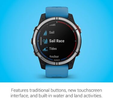 Garmin Quatix 7 Standard Edition: GPS-годинник для яхтингу та водних видів спорту, міцний, з морськими та наземними картами