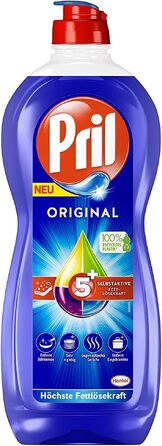 Засіб для миття посуду Pril 5 Plus Original, самоактивний розчинник жиру, 675 мл (набір 14 шт)