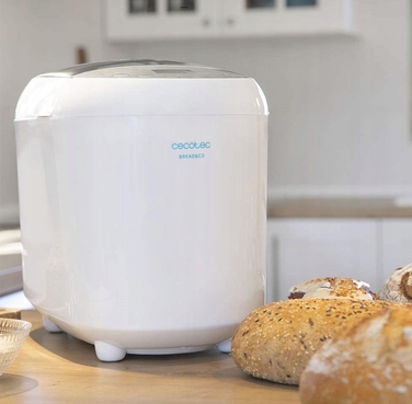Хлібопічка Cecotec Bread & Cook, 1 кг, біла, 550 Вт