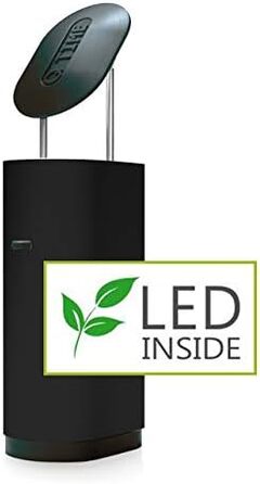 QTime LED проекційний годинник, чорний, енергоефективний