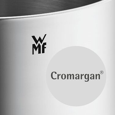 Каструля WMF Function 4 з ручкою 16 см, скляна кришка, 1,4 л, каструля для молока, індукційна, Cromargan нержавіюча сталь, 4 функції зливу, внутрішня шкала, червона
