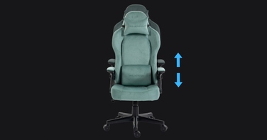 Ігрове крісло Delagear G 450, зелене, тканинне
