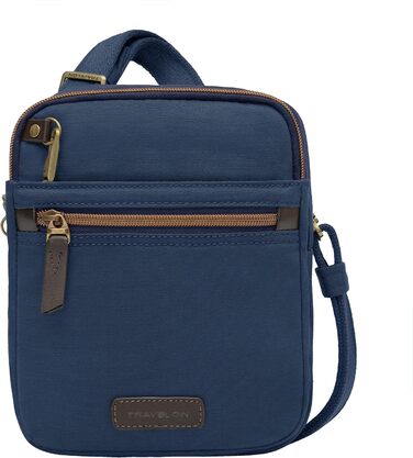 Сумка-тоут Travelon Anti-Theft Courier Navy - захист від крадіжки