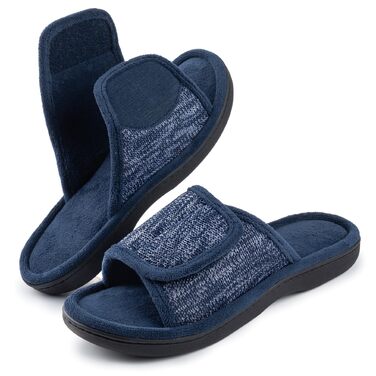 Чоловічі домашні тапочки RockDove з регульованою застібкою та піною з пам'яті