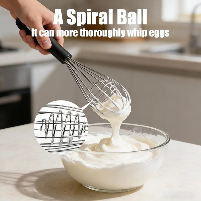 Набір з 2 міксерів з нержавіючої сталі, 30 см x 25.5 см - для приготування, випічки, змішування та перемішування