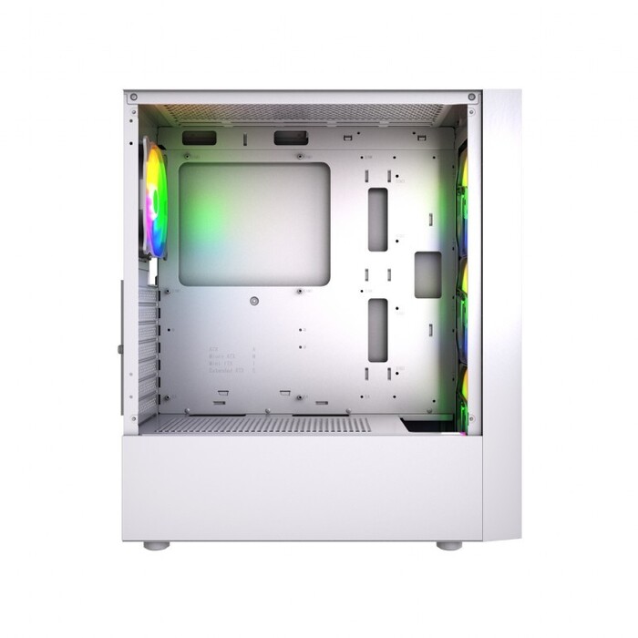 Корпус Gembird Fornax 4300 ARGB Midi Tower, білий