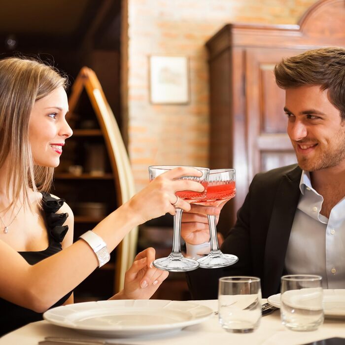 Набір келихів для Мартіні Martini 6 шт, 300 мл, келих для Мартіні, для вечірок, ресторанів, барів