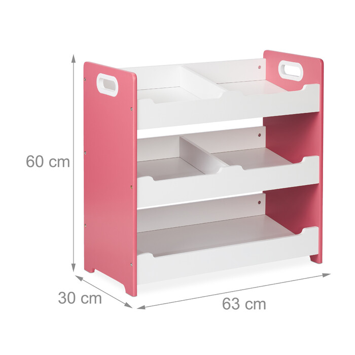Relaxdays Kids' Shelf with 5 Compartments