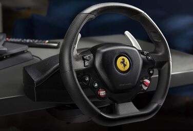 Руль Thrustmaster T80 RW Ferrari 488 GTB для PlayStation - Реалістичне водіння та перемога на трасі