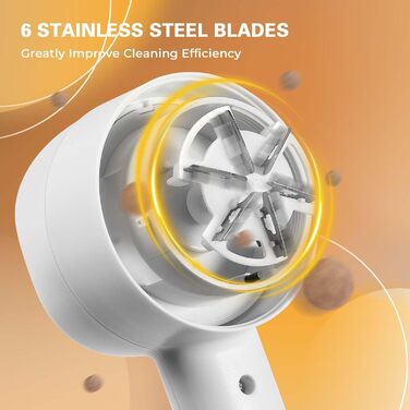 Електричний видальник ворсу Diboniur з 3 рівнями потужності, LCD-дисплеєм та змінними лезами