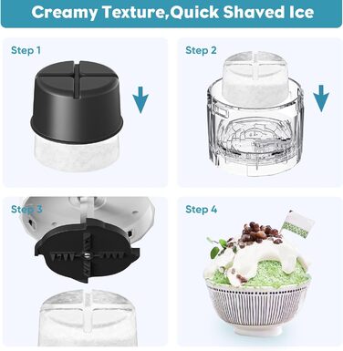 Ice Shaver Attachment for KitchenAid Stand Mixer, easy to assemble, ice shaver with 8 ice molds, slushy maker for KitchenAid accessories with interchangeable coarse and fine blades