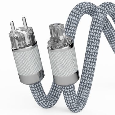 Сетевой кабель Monosaudio D503 High End HiFi, 2м, OFC бескислородная медь, разъем EU Schuko — IEC C15 для усилителя, DVD, декодера и сабвуфера