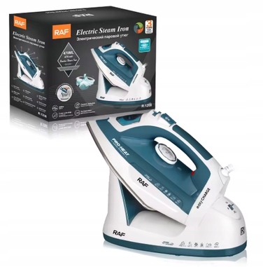 Парова праска RAF Steam Iron 2600W, керамічна підошва, самоочищення