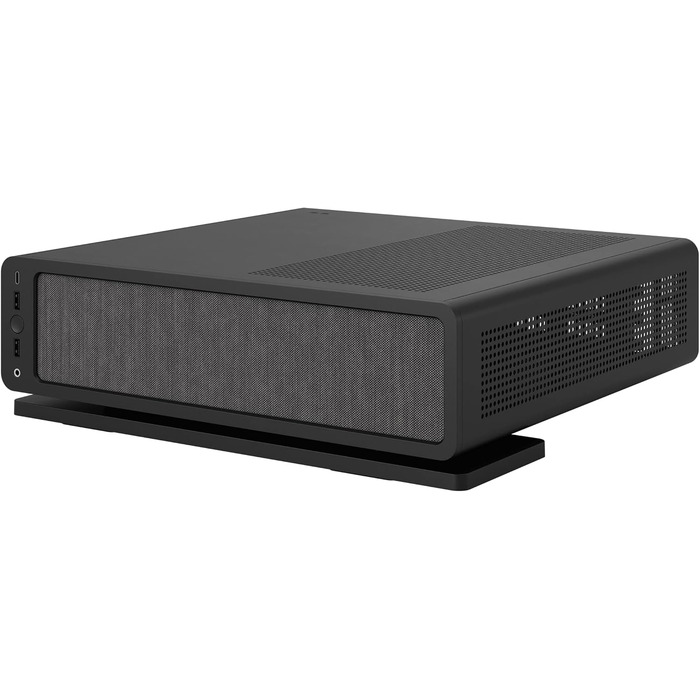 Корпус Fractal Design Ridge Black Mini-ITX для ігрового ПК з PCIe 4.0, 2 вентилятори 140мм PWM, USB Type-C