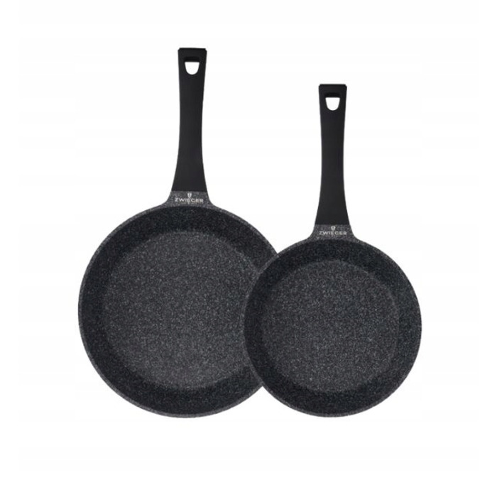 Набір алюмінієвих каструль Zwieger Black Stone, 14 предметів
