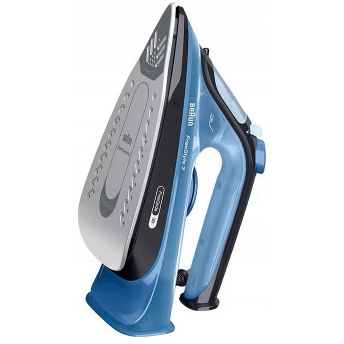 Парова праска Braun FreeStyle 3 FI3194BK 2400 Вт, синьо-чорна