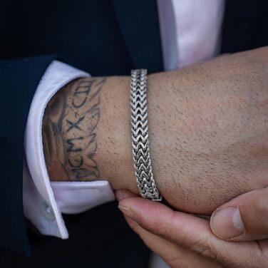 Чоловічий браслет SERASAR з нержавіючої сталі 316L | Водостійкий | З надійним закриттям | 3 кольори | У подарунковій коробці 20 см