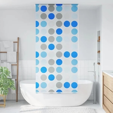 Штора для душу вінілова VidaXL, 100 x 240 см