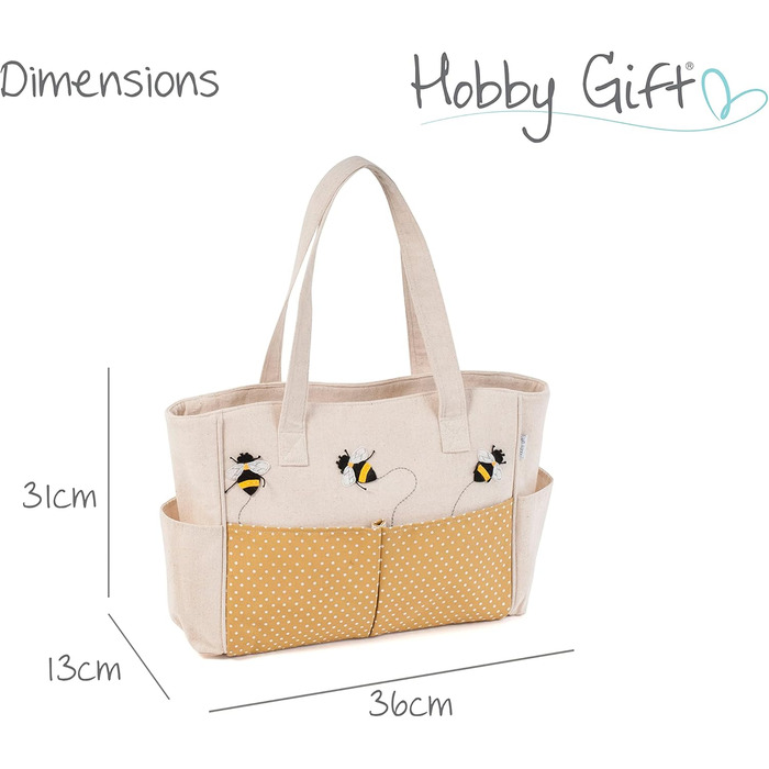 Crafting Kit, Cotton, Bee, 13 x 36 x 31cm
