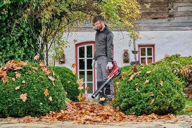 Акумуляторний повітродув Einhell GP-LB 18/200 Li E-Solo Power X-Change, 18В, безщітковий двигун, регулювання обертів, осьова технологія, без акумулятора та зарядного пристрою