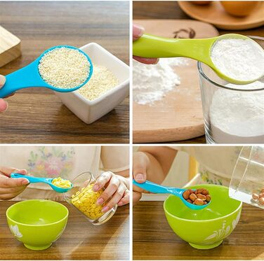 10-Piece Measuring Spoon Set for Kitchen Tools, Teaspoons, Coffee/Sugar Scoop, Measuring Cup for Baking Cakes, Kitchen/Cooking/Baking Utensils (Color: Kitchen Spoon 1) (Kitchen Spoon 3)