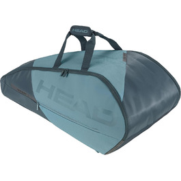 HEAD Tour Racquet Bag - Schwarz/Weiß (Cyan/Blau) - Tennis Bag for Players