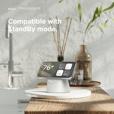 Підставка для зарядки iPhone Elago MS1 сумісна з MagSafe, Taupe (без зарядного пристрою)