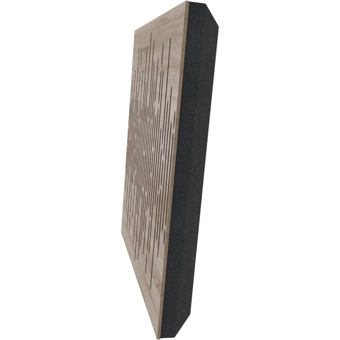 Набір акустичних панелей для звукопоглинання та дифузії WAVE Sonoma, 50x50x5 см, 4 шт. — декоративні панелі для шумоізоляції та корекції акустики