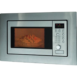 Вбудована мікрохвильова піч Bomann® з грилем та конвекцією | 60 см | 900 Вт | 25 л | Нержавіюча сталь