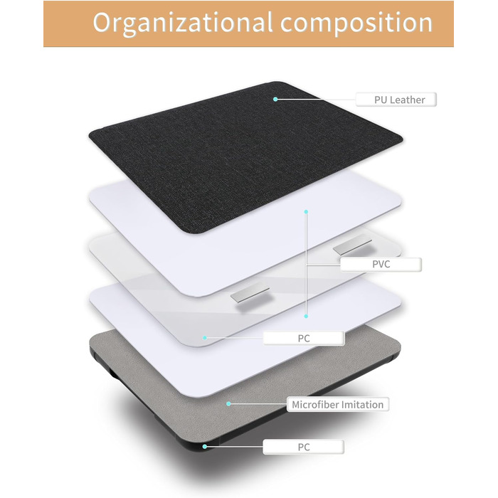 Чохол для Kindle Paperwhite 7 (2024) та Kindle Colorsoft Signature Edition - тонкий захисний чохол з авто-вимиканням/ввімкненням, чорний