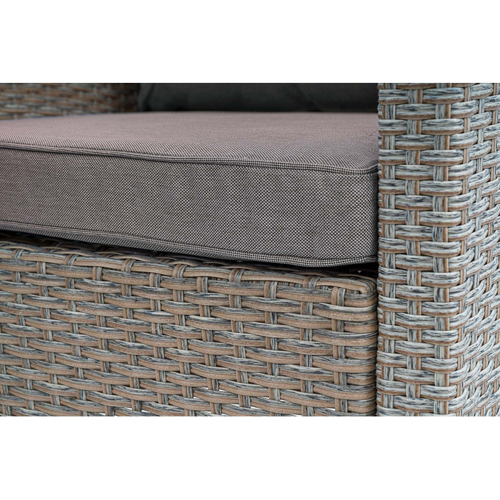 Комплект садових меблів Di Volio DV-016GF Firenze, техноротанг, бежевий, 6 предметів