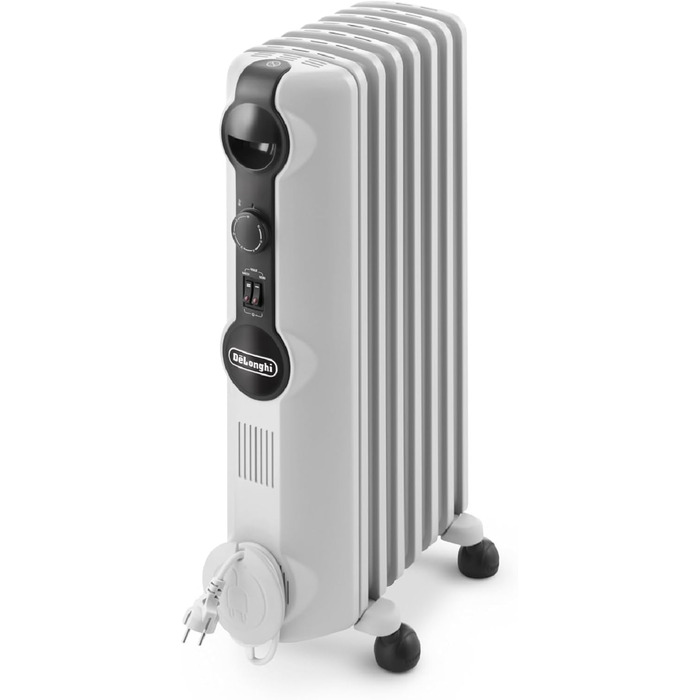 Радіатор De'Longhi Radia-S TRRS0920 – 1500 Вт, регулювання температури, захист від замерзання (7 елементів)