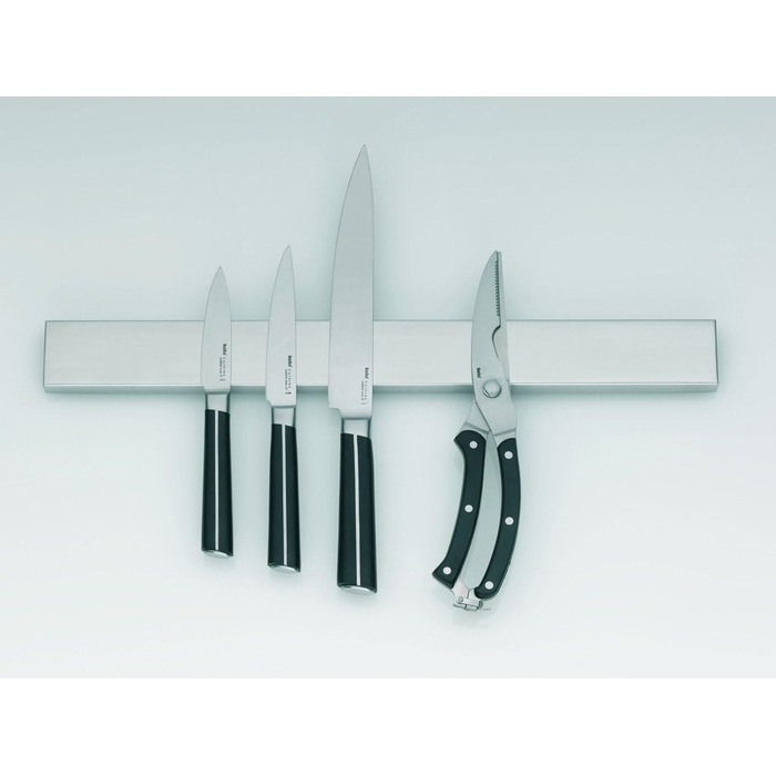 Kela 15716 Magnetic Strip, 45 cm Length, Brushed Stainless Steel, Flat