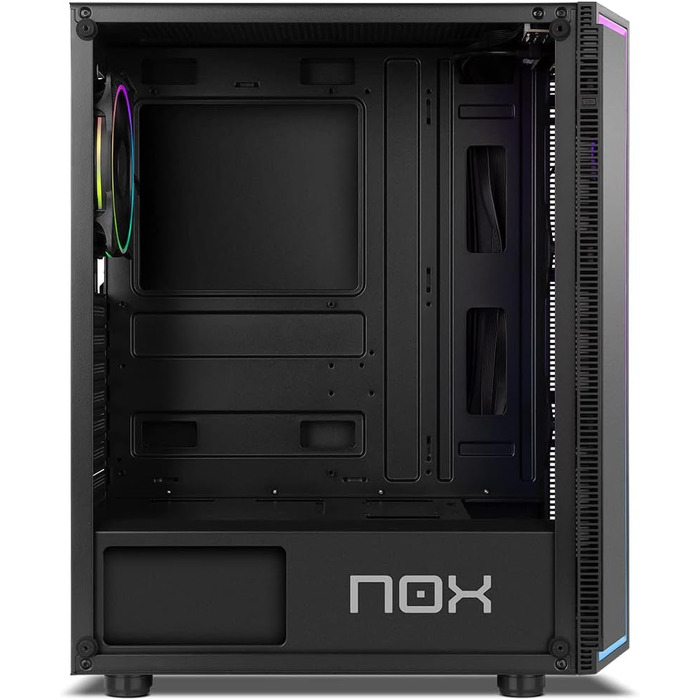 Корпус для ПК INFINITITY GAMMA: ATX, Micro ATX, USB 3.0, металева сітка, підтримка 3 вентиляторів, 4 HDD, відеокарта до 370 мм, чорний