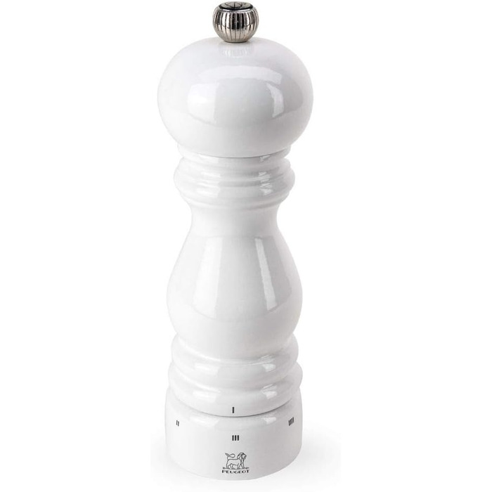 Млинок для перцю PEUGEOT Paris 18 см, біле лаковане дерево