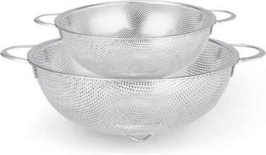 Ситечко кухонне YC Kitchen з нержавіючої сталі, 2 шт. (22.5см/28,5см)
