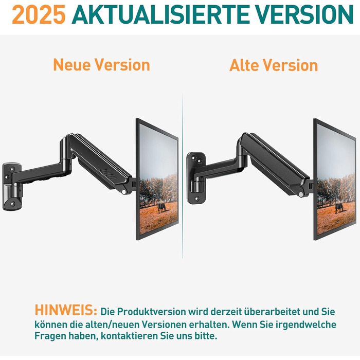 Кріплення для монітора ELIVED EV023A: газліфт, 13-32