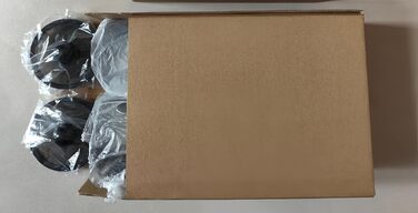 Диспенсер для ватних паличок та дисків PET, органайзер для косметики та макіяжу, чорний (BLACK-D2)