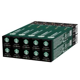 Кавові капсули Starbucks Ristretto для Nespresso, темне обсмажування, 100 капсул (10х10)