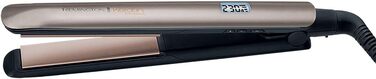 Випрямляч для волосся Remington S8540 Keratin з керамічним покриттям, LCD-дисплей, 10 температурних режимів, чорний, 110 мм