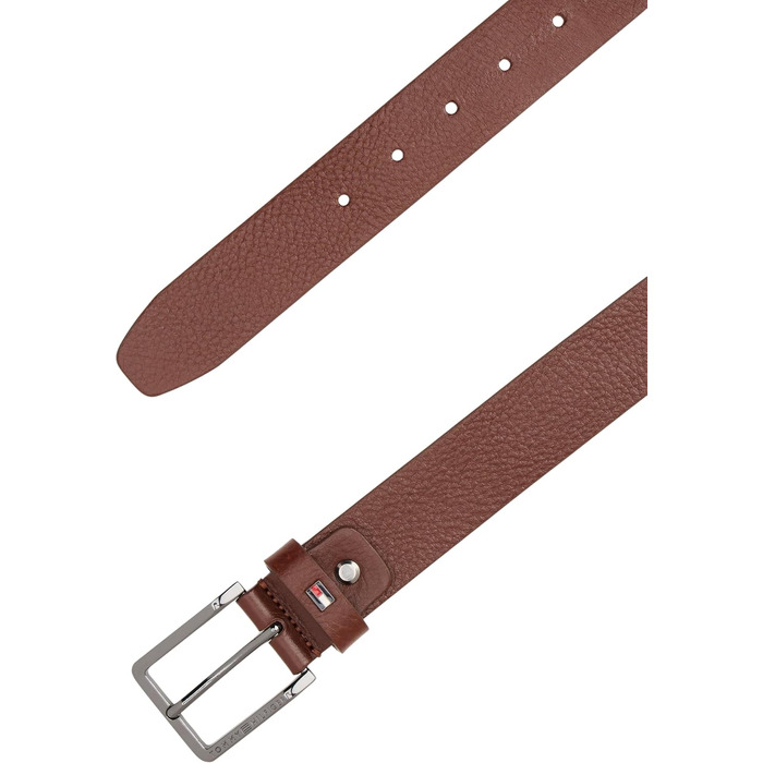Чоловічий шкіряний ремінь Tommy Hilfiger Oliver Brown (Coffee Bean)