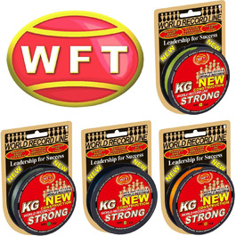Плетена рибальська волосінь WFT KG Strong 300м 0,22мм 32кг для моря