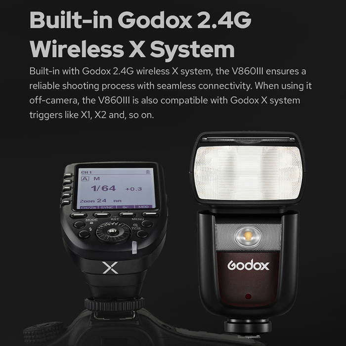 Бездротовий спалах Godox V860III-N i-TTL для камер Nikon