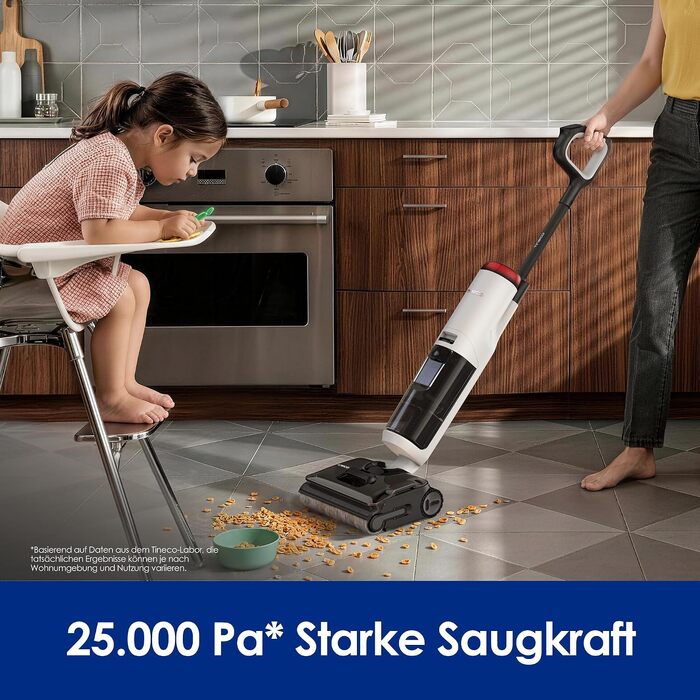 Вертикальний миючий пилосос Tineco Floor ONE S7 Stretch Turbo з функцією FlashDry та DualBlock